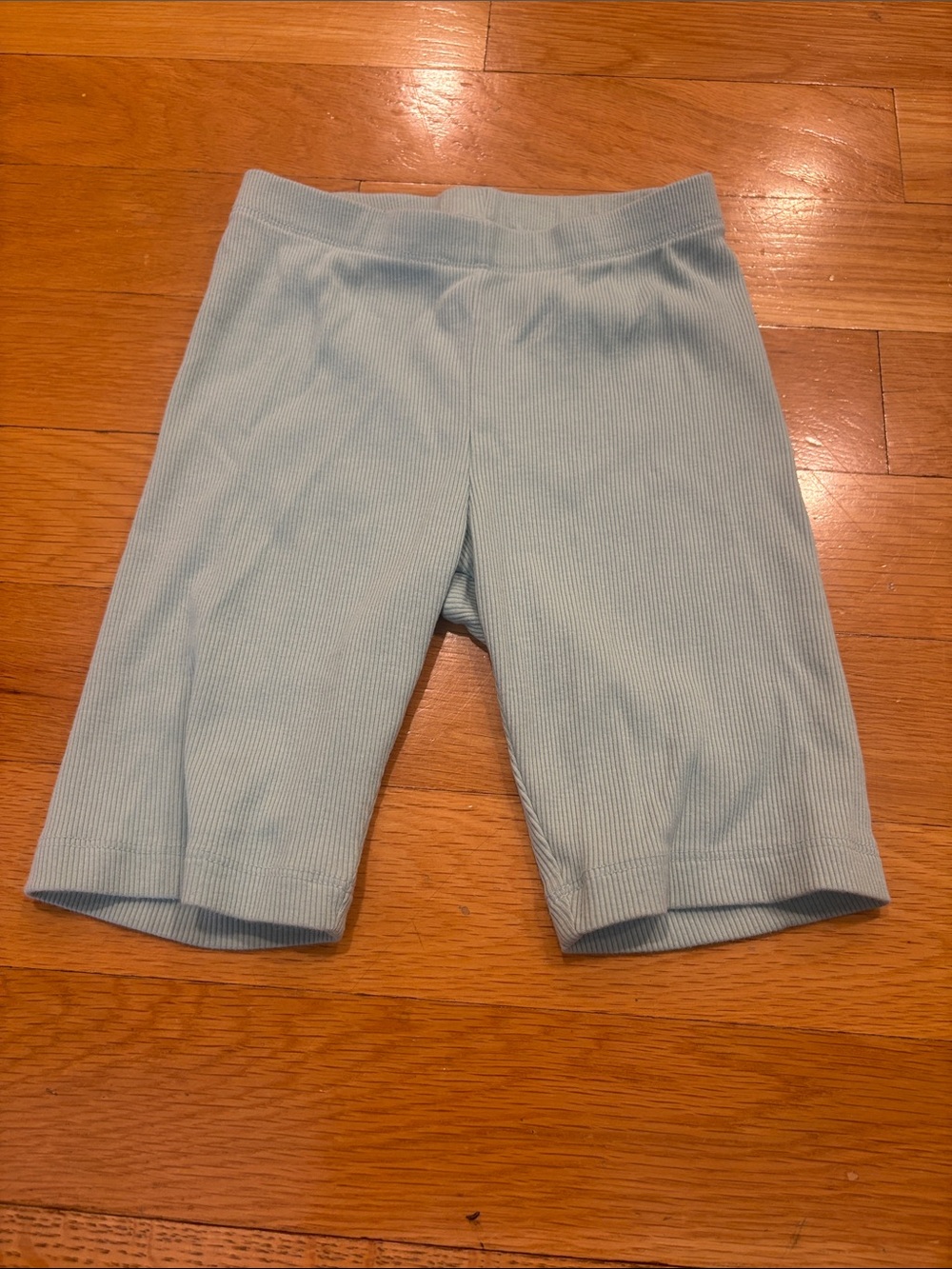 Cat & Jack Light Blue Ribbed Bike Shorts